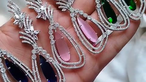 Beautiful imported A.D zarcon Earing