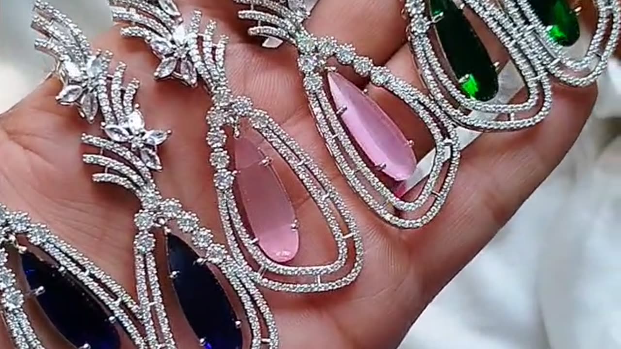 Beautiful imported A.D zarcon Earing