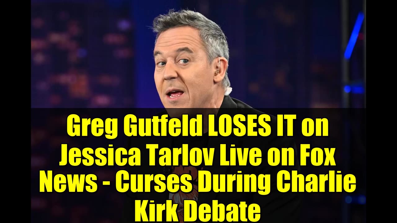 Greg Gutfeld LOSES IT on Jessica Tarlov Live on Fox News