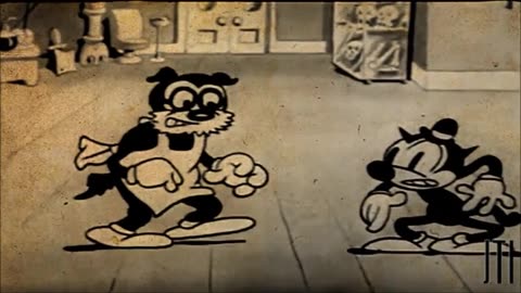 Aesop's Fables:The Cat's Canary (Van Beuren) spanking