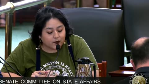 Radical pro-abortion women testified against SB31, SB33, and SB2880 - March 27, 2025