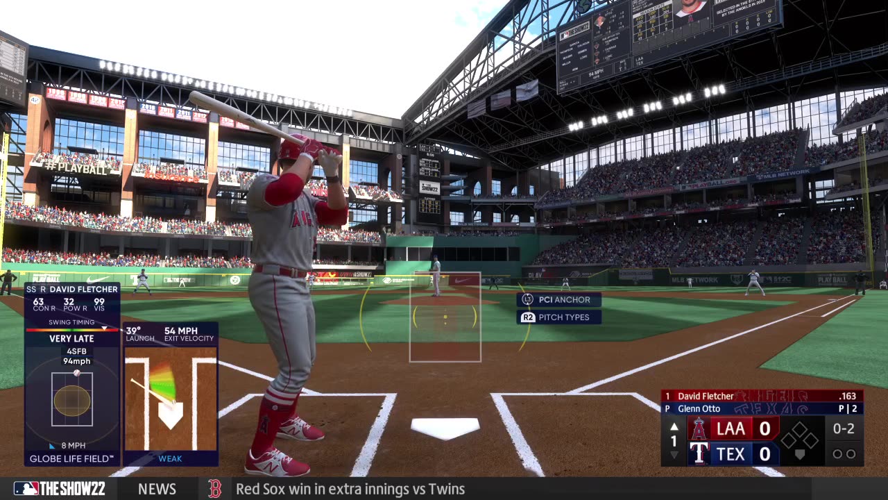 Angels vs Rangers