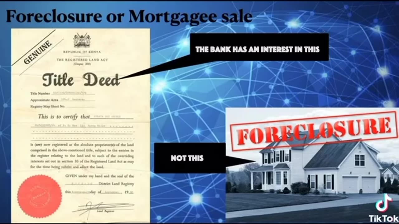 Foreclosure or Mortgagee Sale on your house....