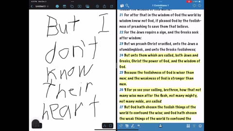 But I don’t know their heart