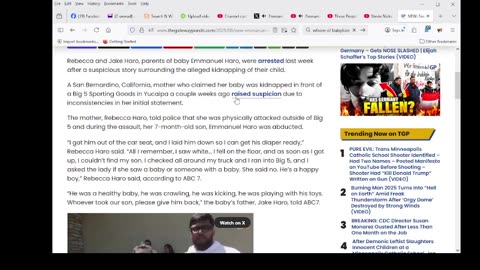 Emmanuel Haro’s Father Admits to Killing His ‘Missing’ Baby and Discarding Body in Trash Can