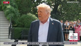 WATCH: President Trump Departs from the White House Enroute to Texas After Deadly Floods - 7/11/25