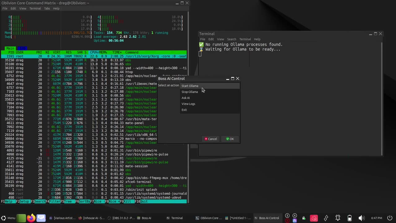 BOSSAI GUI | Offline Skynet | Preparing for Judgement Day