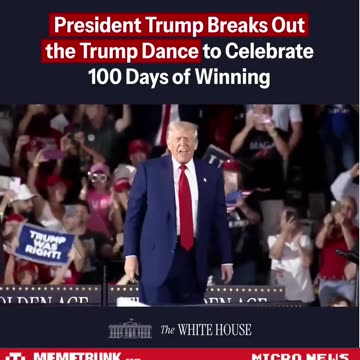 100 Days of Winning Rally #TrumpyDance
