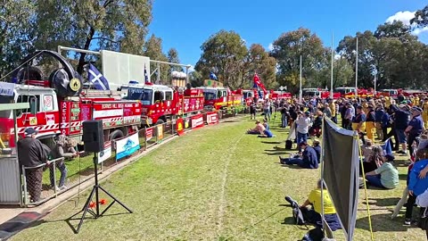 Billboard Battalion live at Emergency Services Volunteer Fund rally in Bendigo- 14/9/2025