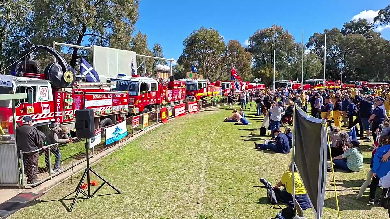 Billboard Battalion live at Emergency Services Volunteer Fund rally in Bendigo- 14/9/2025