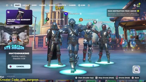 Sith_surgeon - Family Friendly Fortnite Live Stream