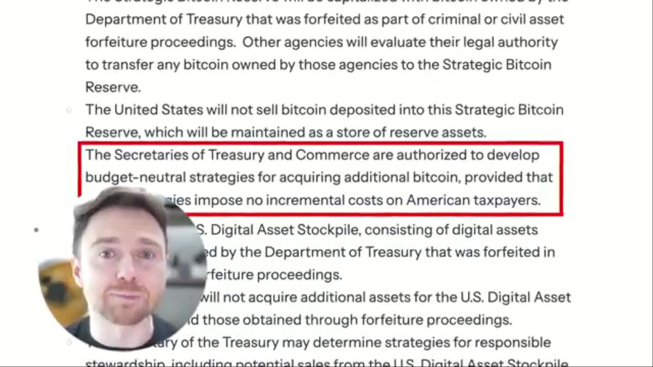 The U.S. Crypto Reserve Just Changed EVERYTHING