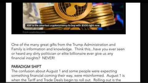 Eric Trump - Buy the Dips! XRP making big headlines! Aug 1 explained.