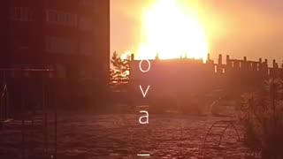Omsk, Rostovka, the moment of the gas pipeline explosion!