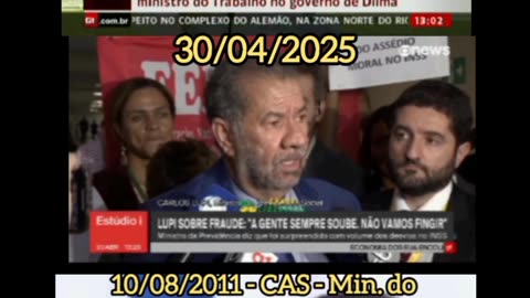 10/08/2011 - CAS - Min. do Trabalho, Carlos Lupi comenta denúncias de corrupção