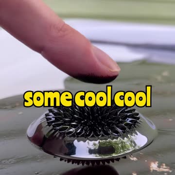 This Liquid Follows Magnets?! 🤯 #Ferrofluid