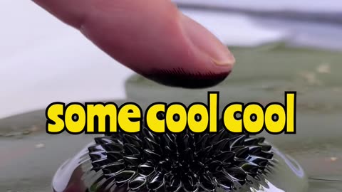 This Liquid Follows Magnets?! 🤯 #Ferrofluid
