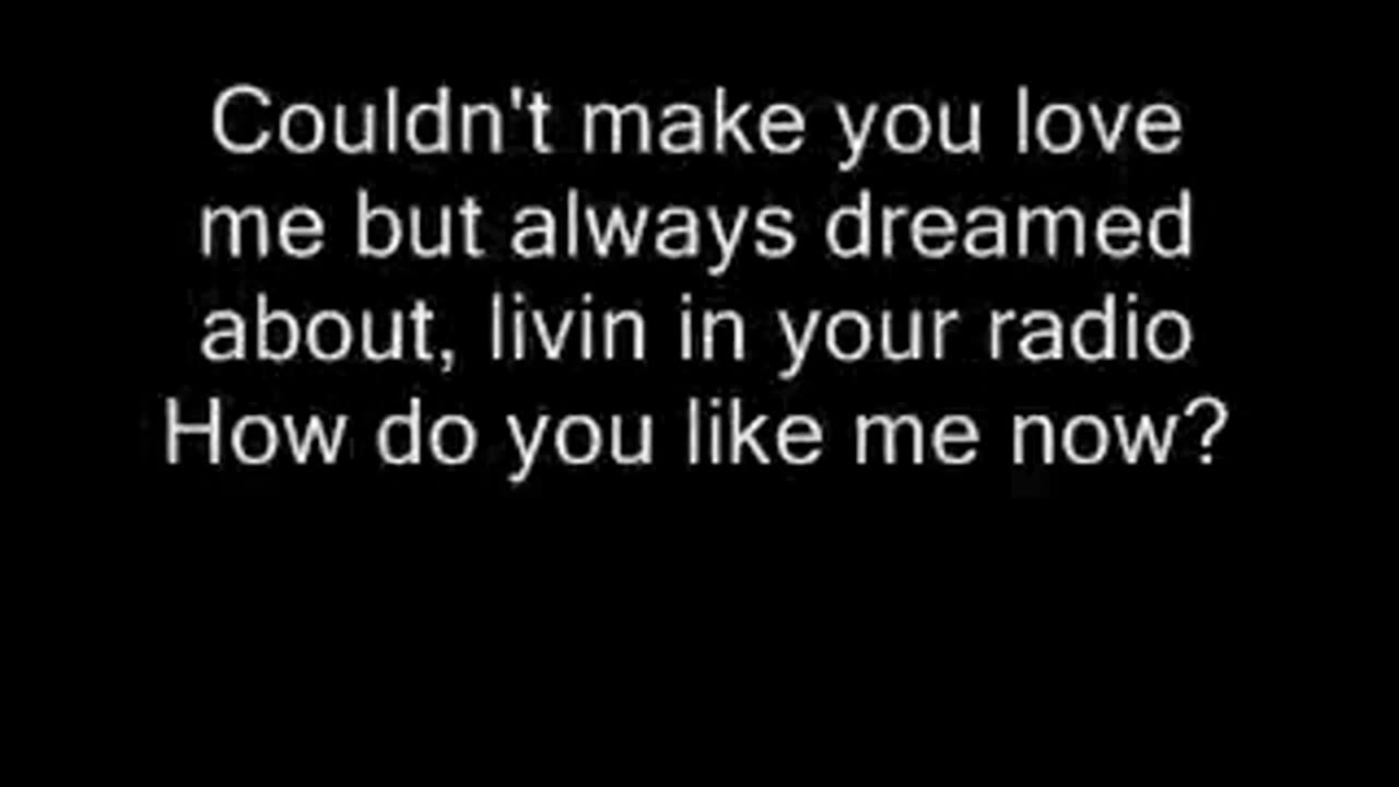 Toby Keith - How do you like me now! Lyrics
