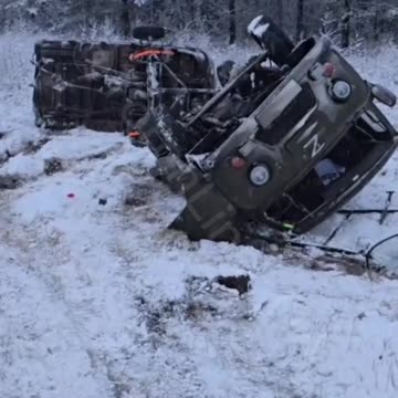 Current situation for the Russians in Kupyansk, two UAZ with supplies