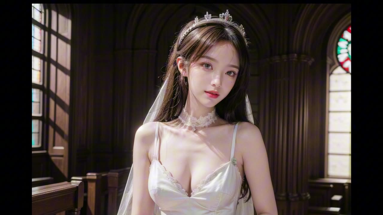 [4K AI girl]Wedding Bride#결혼식 신부#結婚式の花嫁#lookbooks#ai#