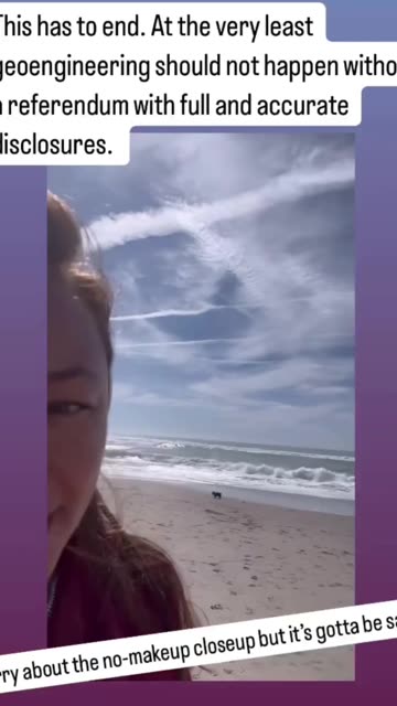 Nicole Shanahan, RFK JR’s former VP running mate — “these are not contrails.”