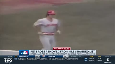 MLB removes Pete Rose