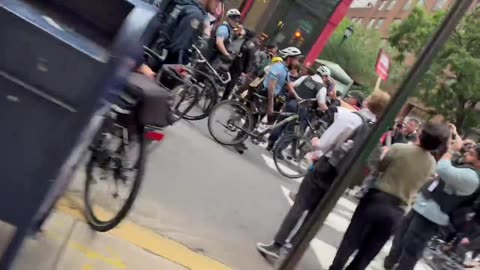 Authorities are straight TOSSING Antifa members in Philadelphia. This is what I like to see!