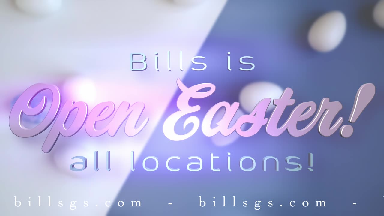 We Are Open Easter!