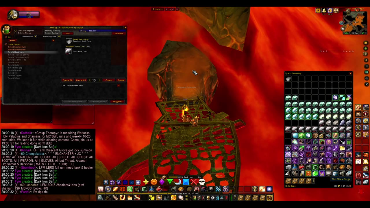 Turtle wow - BRD - How to get to the Dark Forge to smelt Dark Iron with minimum killing