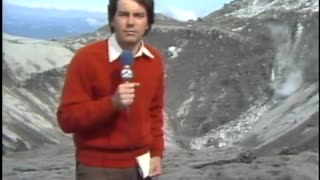 Standing on Mount St. Helens Days Before Eruption - May 1980