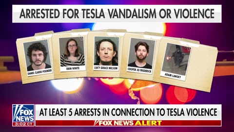 FBI urges public to be vigilant amid Tesla arson and vandalism