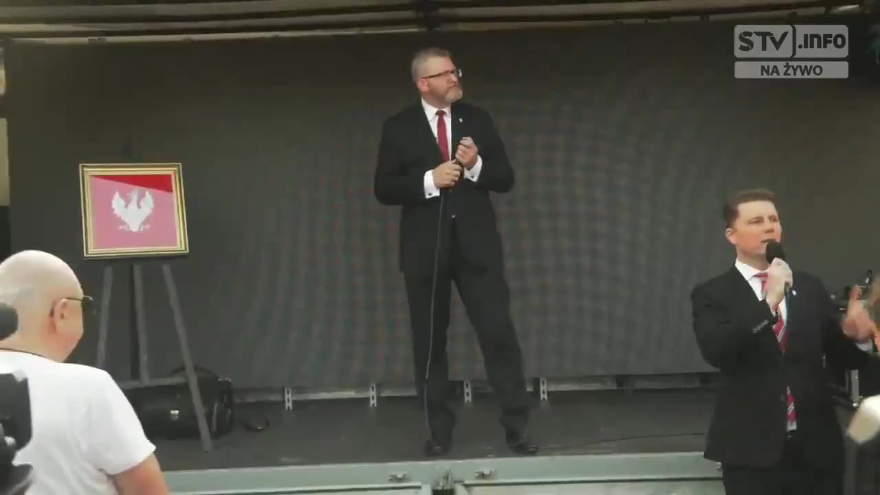 Grzegorz Braun w Sandomierzu 23.04.2025