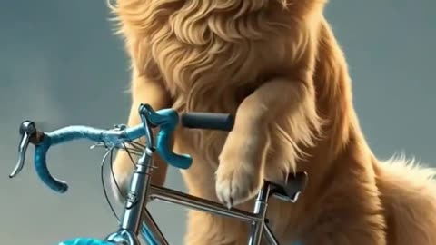 Dog Transforms Into a Magical Bike and Car . #dogfails #animals #facts #slowmo #slowmotion #cute