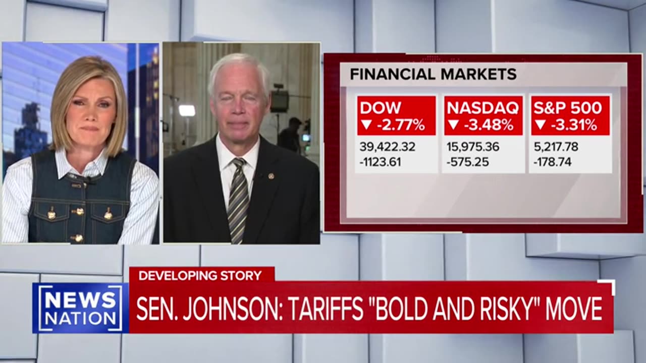 Senator Ron Johnson on NewsNation Live 4.4.25