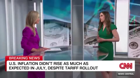 US inflation didn't rise as much as expected in July, despite tariff rollout