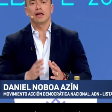 Daniel Noboa: "No queremos que Ecuador se convierta en Narco-Estado"