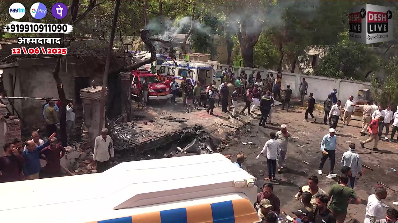 अहमदाबाद में गिरा था एयर इंडिया का प्लेन, हादसे के बाद के हालात दहला देंगे | Desh Live | AI171