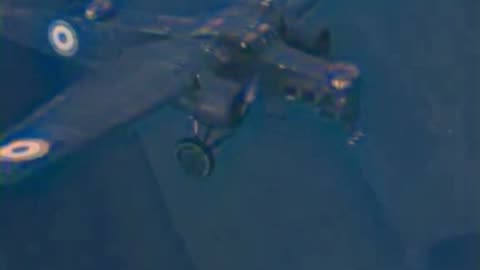 Dogfight over France 1939 ✈️ Spot the aircraft 👀 #ColourizedFootage