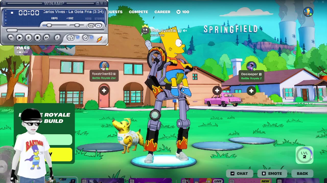 The Simpsons x Fortnite