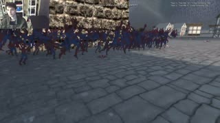 Outtake Of #3,141 Of 1,000 Sonics From The Sonic The Hedgehog Series VS 1,000 Spider Men In A Battle