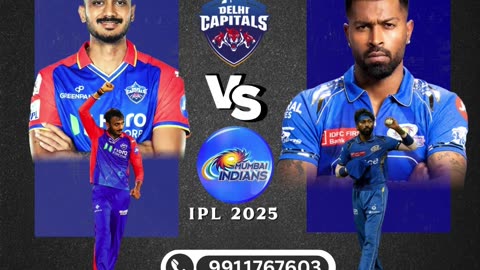 Wankhede Stadium Hosts Epic Encounter with Reddy Anna Book Id : MI Take on DC in IPL 2025.
