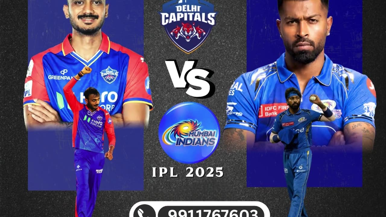 Wankhede Stadium Hosts Epic Encounter with Reddy Anna Book Id : MI Take on DC in IPL 2025.