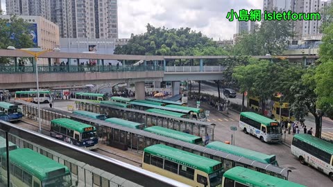 上水小巴總站。很繁忙？Sheung Shui Minibus Terminus