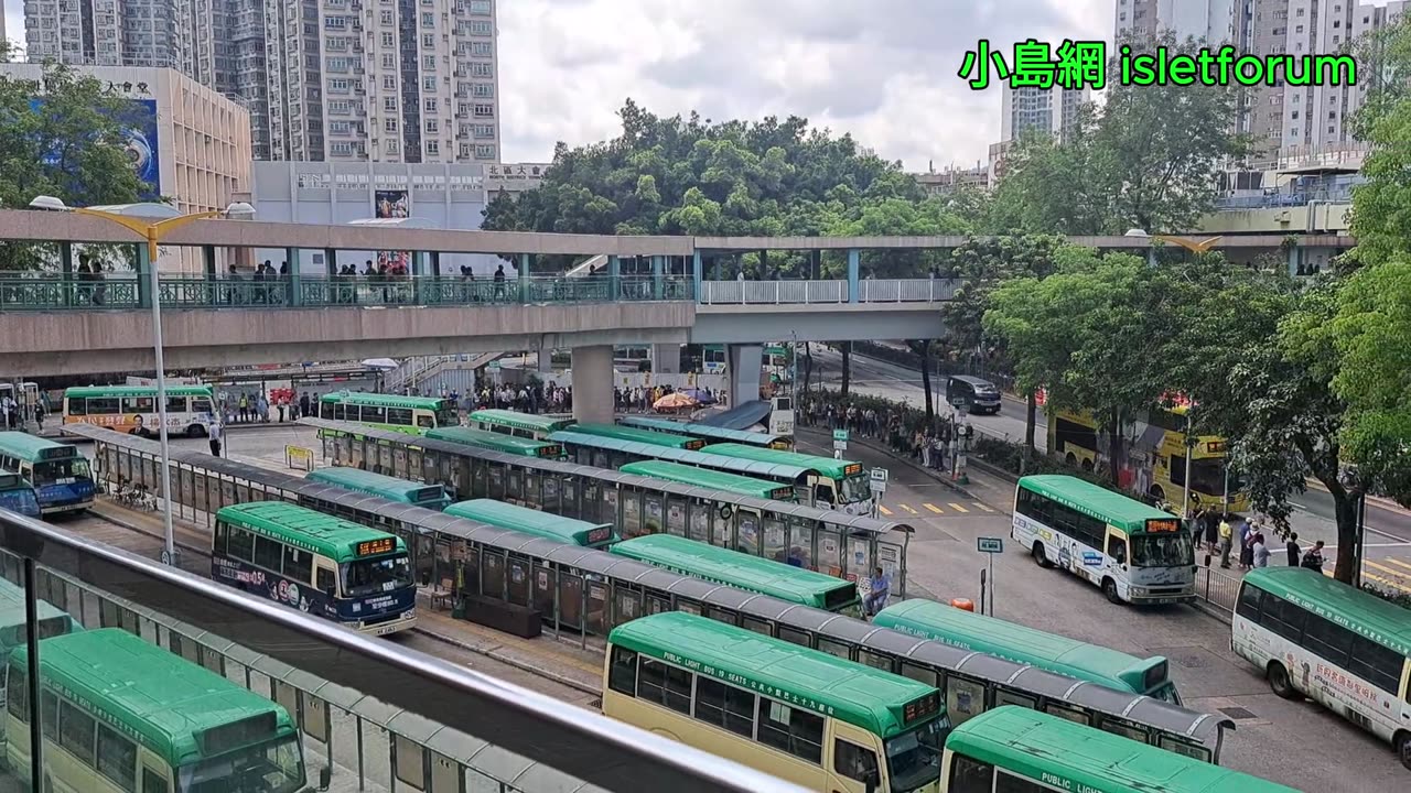 上水小巴總站。很繁忙?Sheung Shui Minibus Terminus