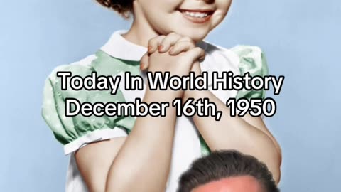 THE HISTORIC MOMENT OF DECEMBER 16th, 1950