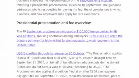 Here's the Good News! The USCIS has just clarified the controversial $100,000 H-1B visa fee.