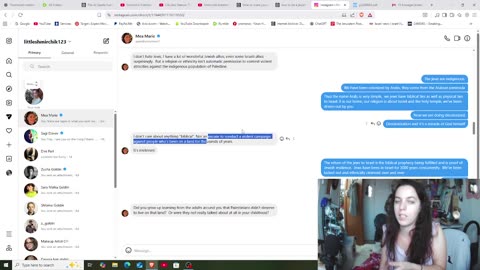 Botched Nose Job Puffy Filler Lips "NATIVE AMERICAN" LIES ABOUT JEWS &ISRAEL, #ISRAEL #PALESTINE