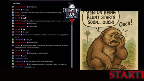 Benton Being Blunt "Sunday Night Shakedown"