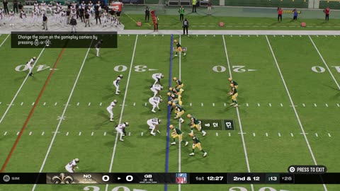 Madden 25 Green Bay Packers Franchise Year 1 Game 15 Saints Vs Packers CPU Vs CPU