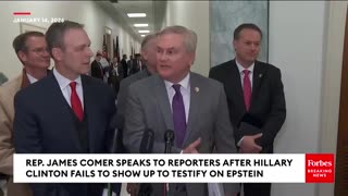 BREAKING James Comer Announces Contempt Of Congress Proceedings Against Clintons.